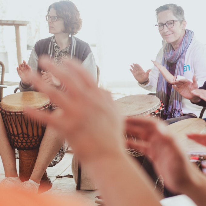 Percussie met de klas