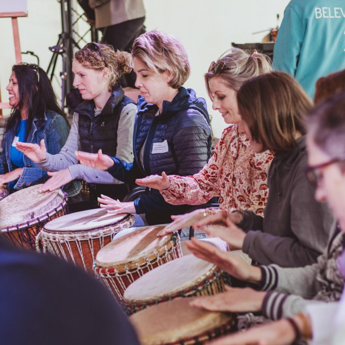 Percussie workshop school